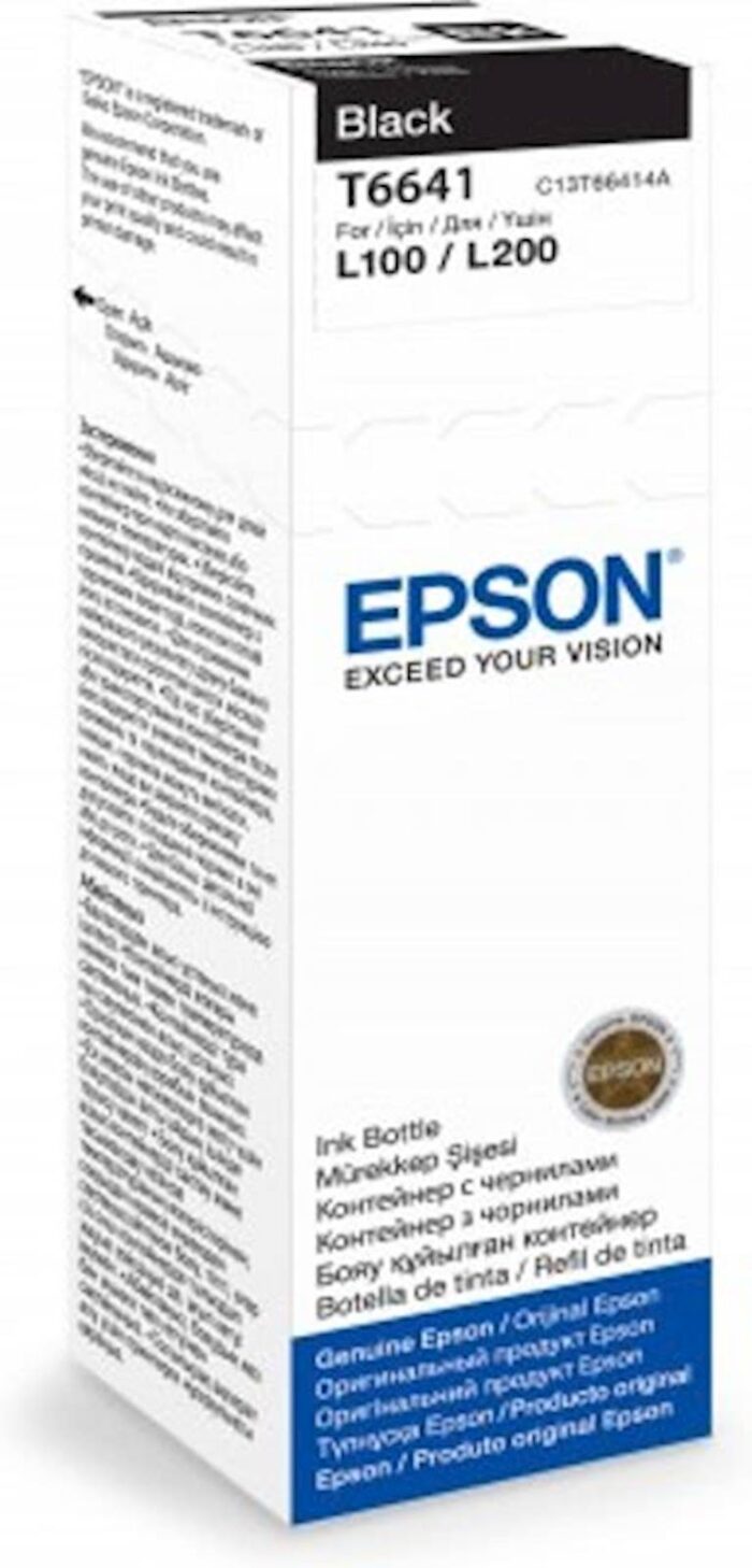 ČRNILO EPSON ČRNO 664 STEKLENIČKA ZA L110, L210, L300, L310, L355, L382,
