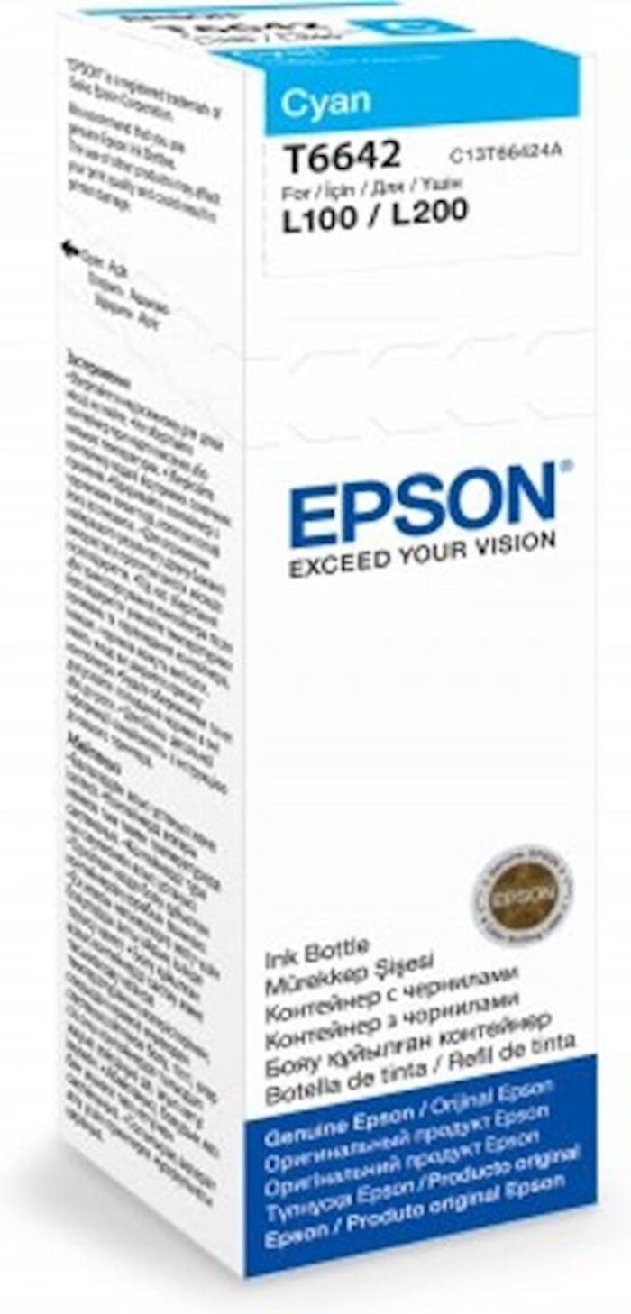 ČRNILO EPSON CYAN 664 STEKLENIČKA ZA L110, L210, L300, L310, L355, L382,