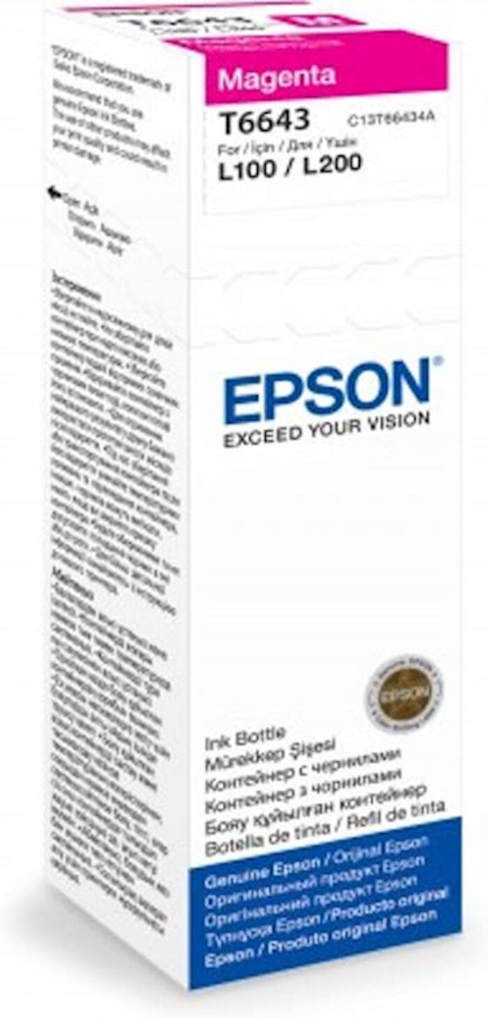 ČRNILO EPSON MAGENTA 664 STEKLENIČKA ZA L110, L210, L300, L310, L355, L382,