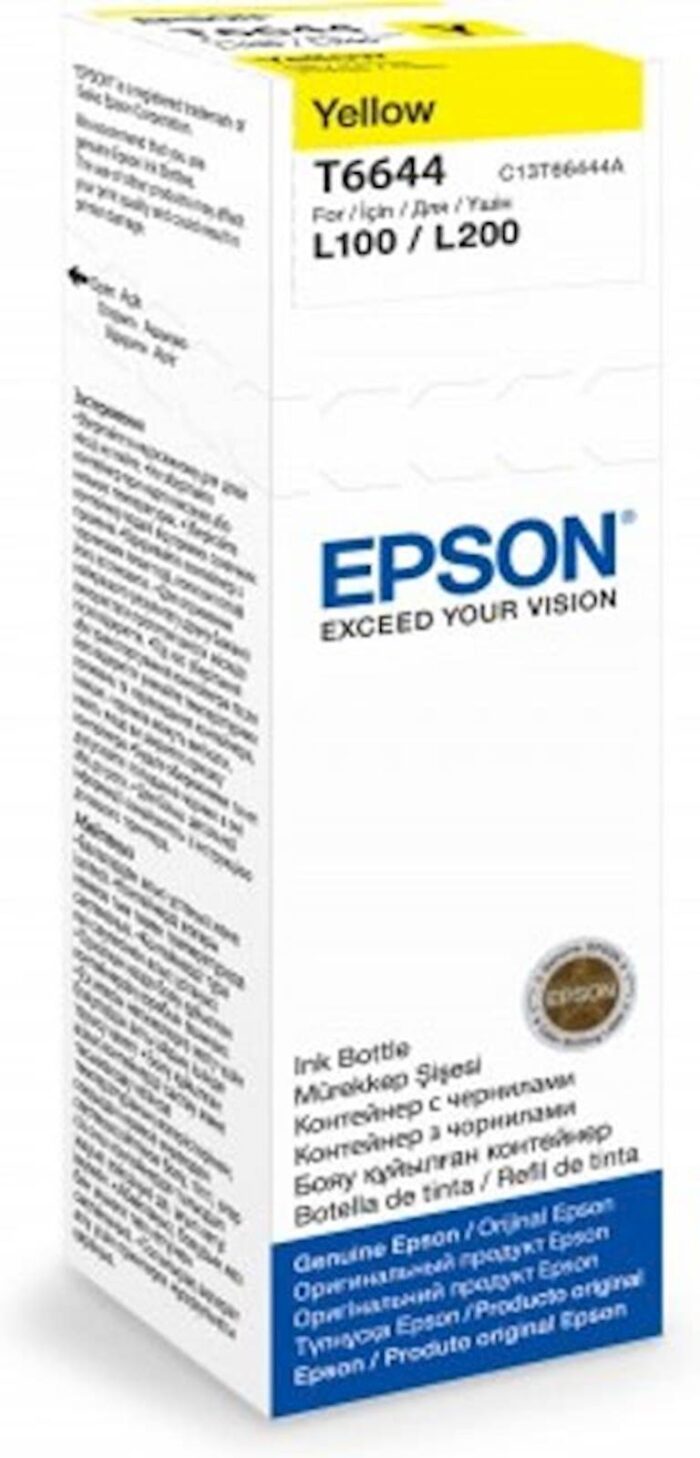 ČRNILO EPSON RUMENO 664 STEKLENIČKA ZA L110, L210, L300, L310, L355, L382,