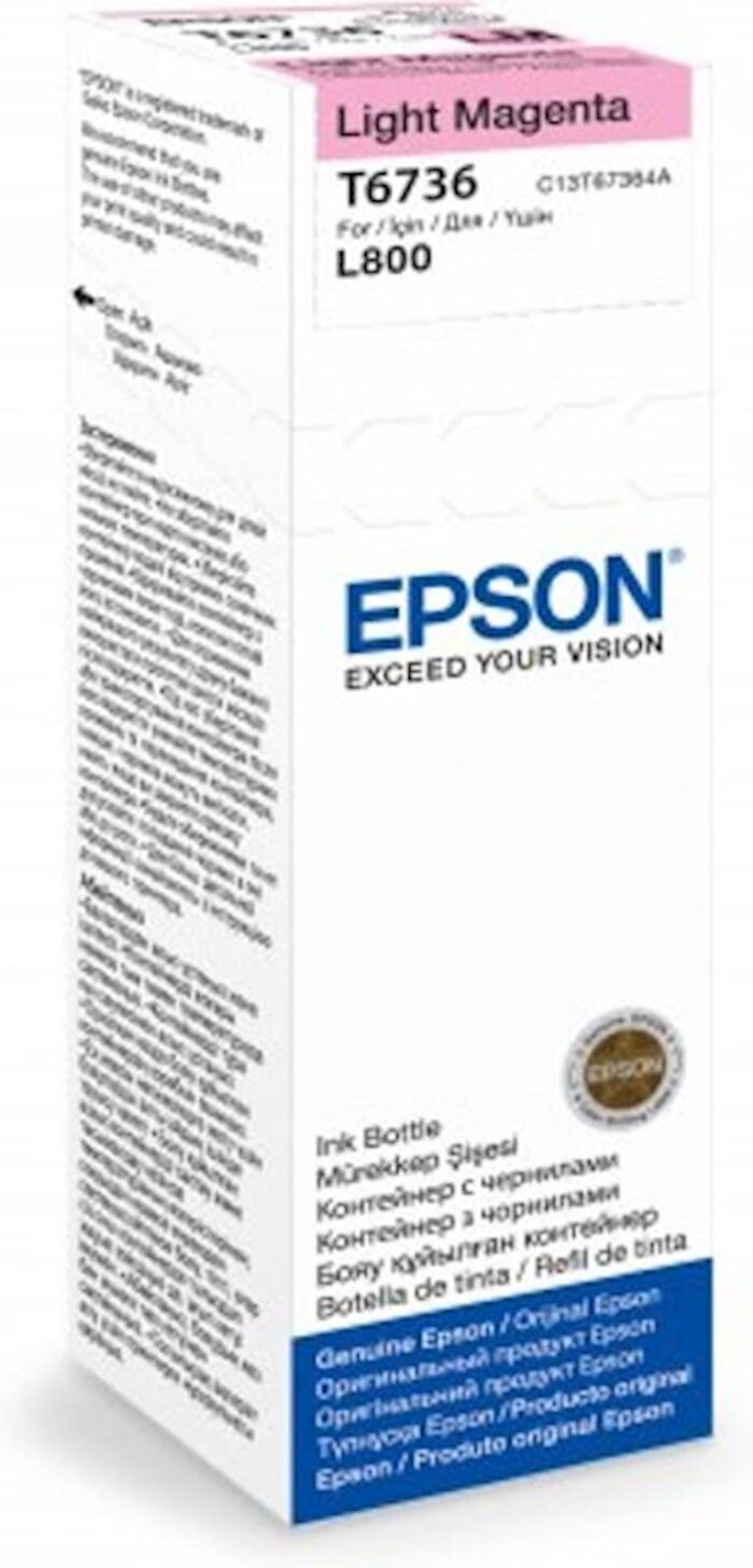 ČRNILO EPSON SVETLA MAGENTA 673 STEKLENIČKA ZA L800, L805, L810, L850,
