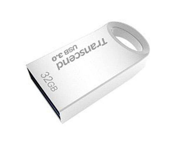USB DISK TRANSCEND 32GB JF 710, 3.1/3.0, srebrn, kovinski, micro format