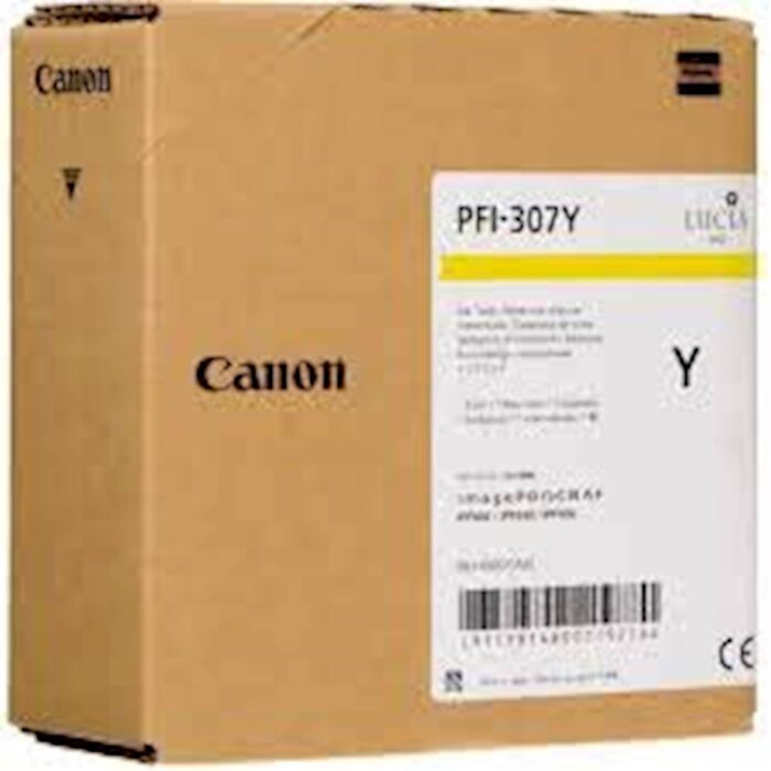 ČRNILO CANON PFI-307 RUMENA ZA IPF830/IPF840/IPF850 330ml