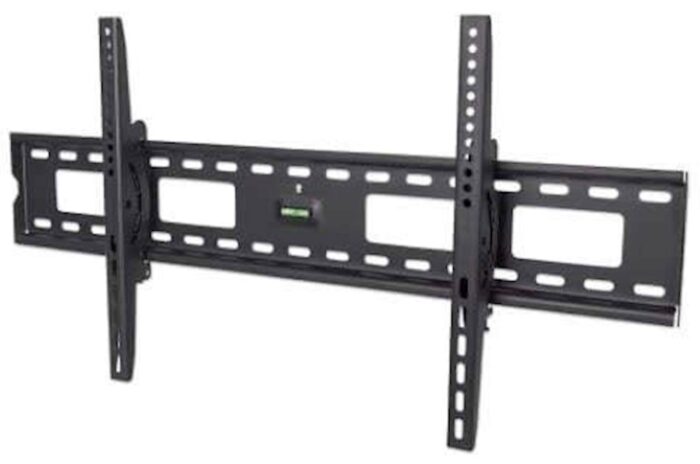 Stenski nagibni TV nosilec 37''-85'' MANHATTAN, 75kg, naklon ±10°, črne barve