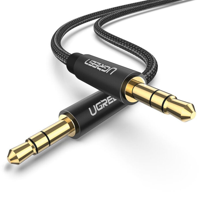 Ugreen aux avdio kabel 3.5mm 1m črn - polybag