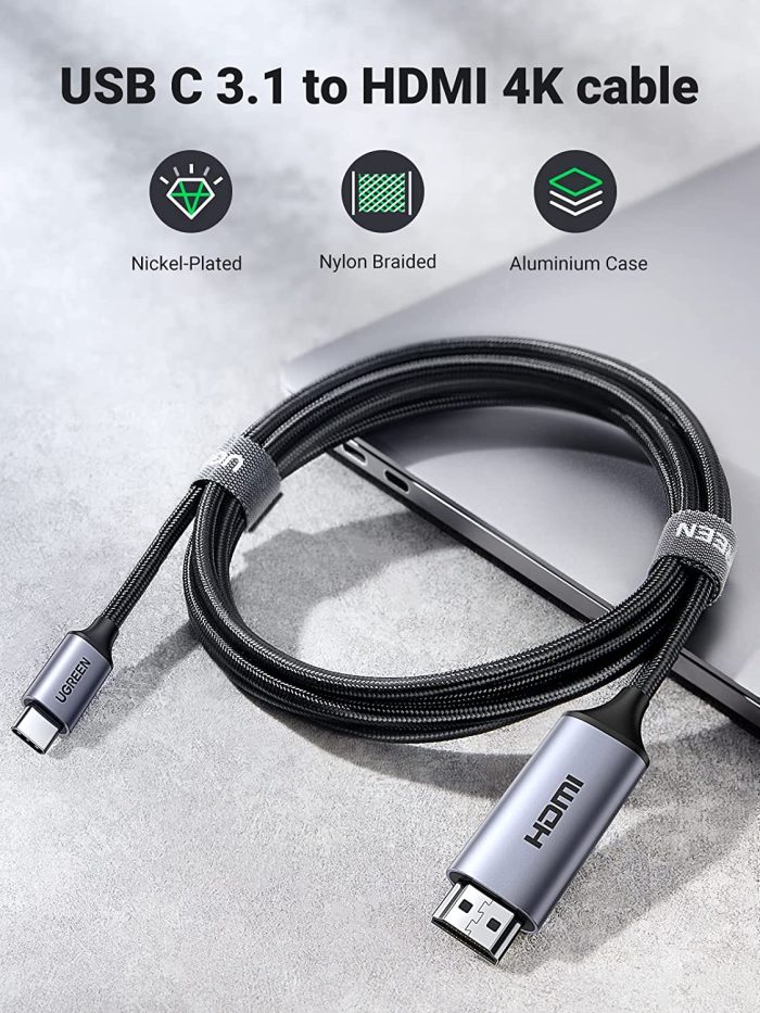 Ugreen USB-C na HDMI kabel 1.5m 4K@60Hz - box - Image 6