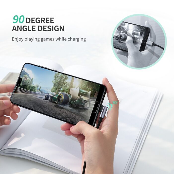 Ugreen USB A 2.0 na USB-C kotni kabel 1m - polybag - Image 5