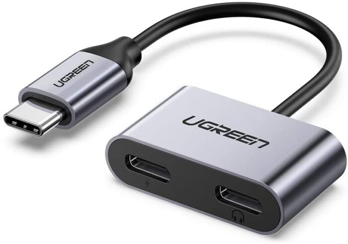 UGREEN USB-C v dvojni USB-C Adapter 2v1 - box