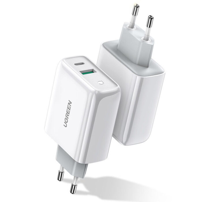 UGREEN 36W QC3.0 hišni polnilec Bel - box - Image 5
