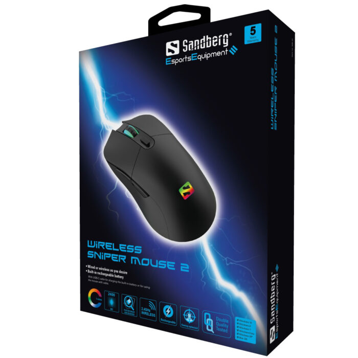 Sandberg Wireless Sniper 2 miška - Image 4