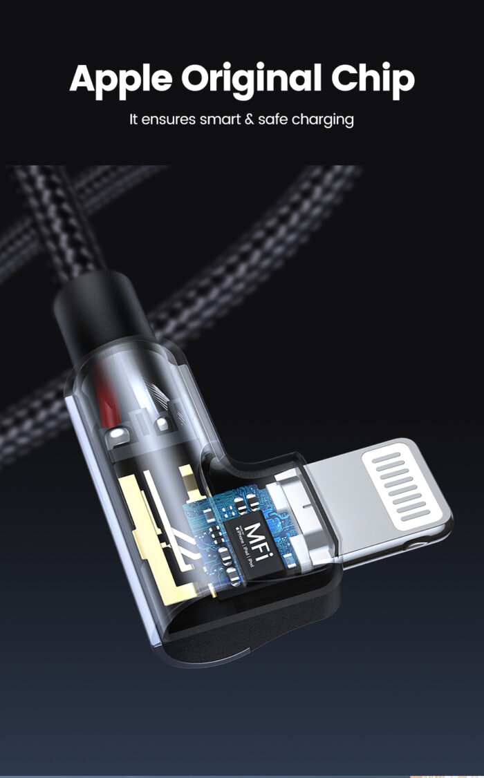 Ugreen MFI kotni kabel USB-C na Lightning 1,5m - box - Image 6