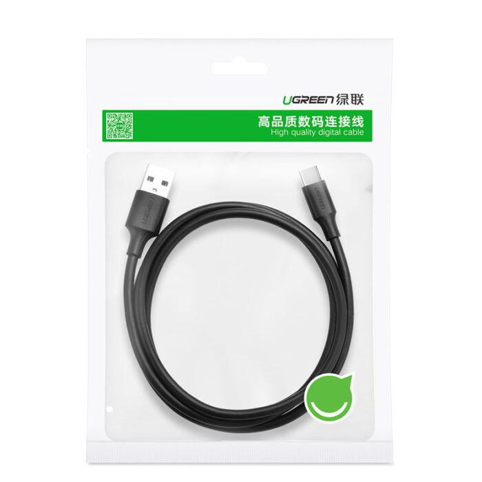 UGREEN USB-A 2.0 na USB-C kabel 1.5m (črn) - polybag - Image 3