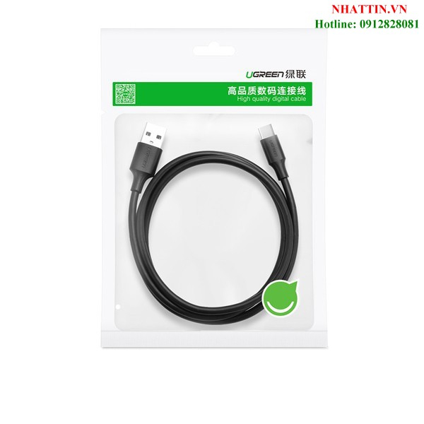 UGREEN USB A 2.0 na USB-C kabel 2m (črn) - polybag - Image 4