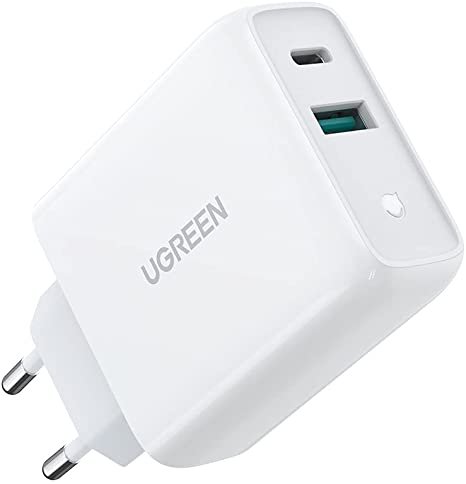 UGREEN 36W QC3.0 hišni polnilec Bel - box