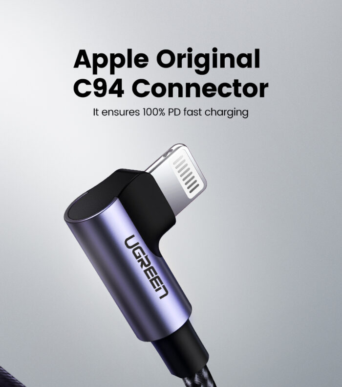 Ugreen MFI kotni kabel USB-C na Lightning 1,5m - box - Image 5