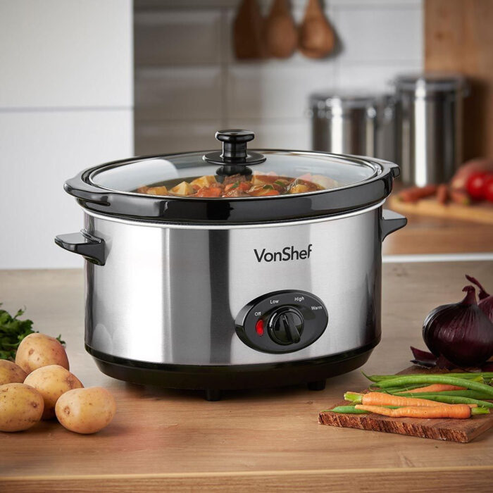 VonShef električen lonec za počasno kuhanje 6.5L - Image 3