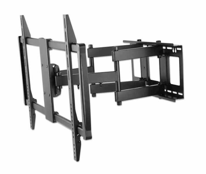 Stenski TV nosilec roka 60''-100' MANHATTAN, 80kg, dvojna roka, naklon