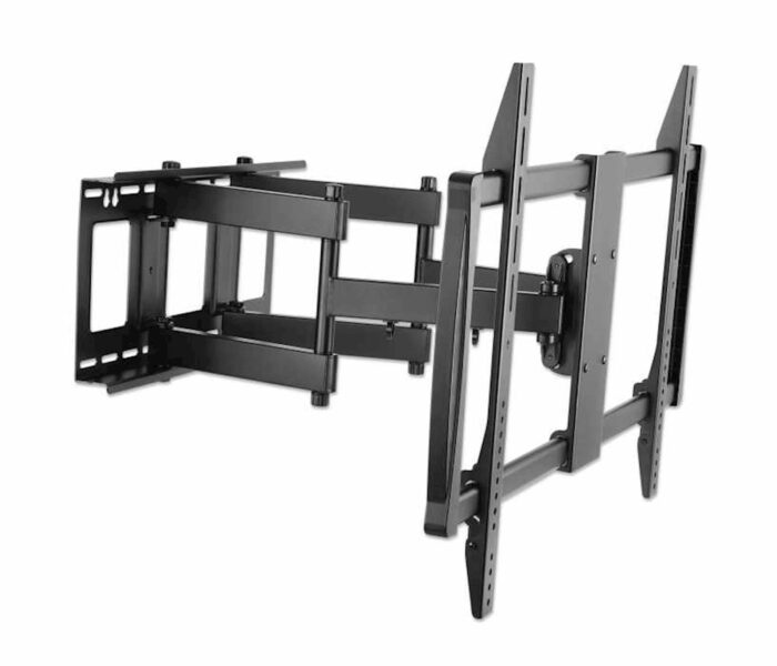 Stenski TV nosilec roka 60''-100' MANHATTAN, 80kg, dvojna roka, naklon - Image 3