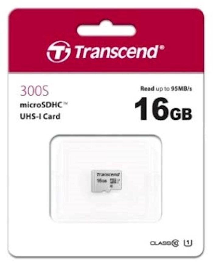 SDHC TRANSCEND MICRO 16GB 300S, 95/10MB/s, C10 - Image 3
