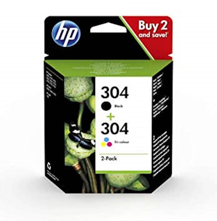 KOMPLET ČRNIL HP 304 (ČRNA IN BARVNA) ZA DJ 3720/3730