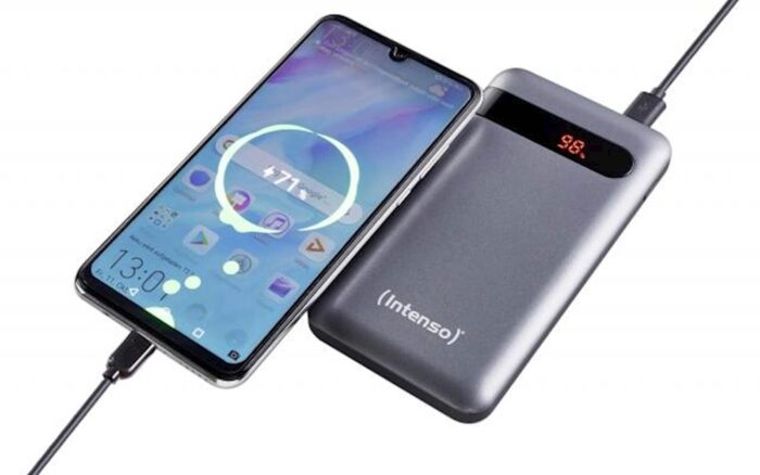 Prenosna baterija INTENSO PD10000 črna, 10000 mAh, USB A QuickCharge, USB C - Image 3
