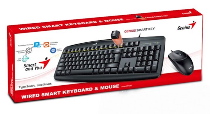 Tipkovnica GENIUS Smart KM-200 z miško - Image 5