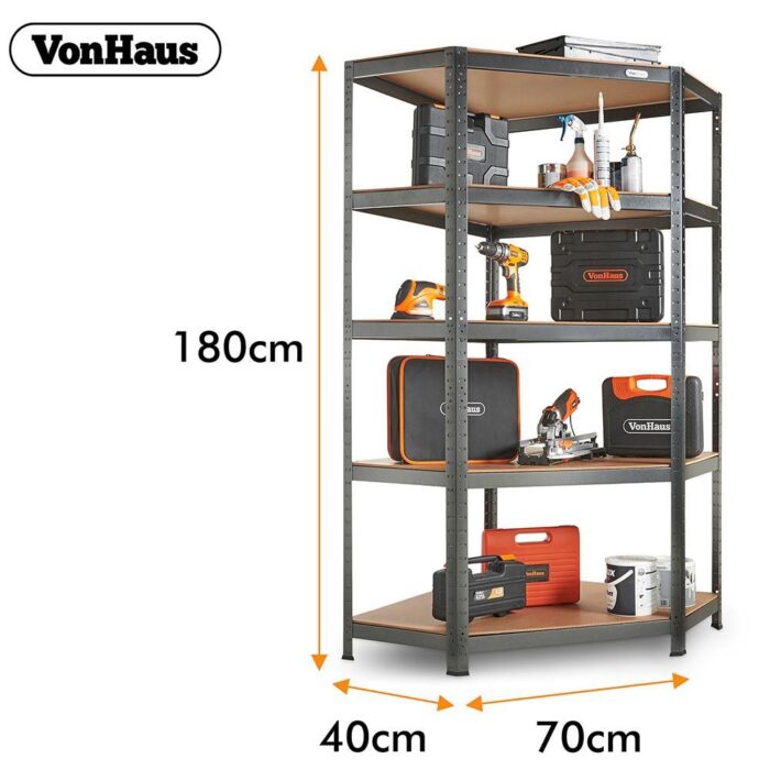 VonHaus kotni regal s 5 policami - Image 3