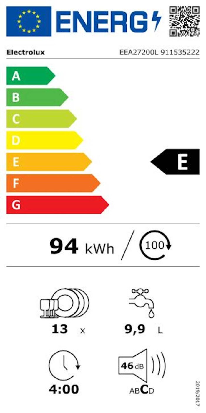 Vgr. pomivalni stroj Electrolux EEA27200L - Image 5