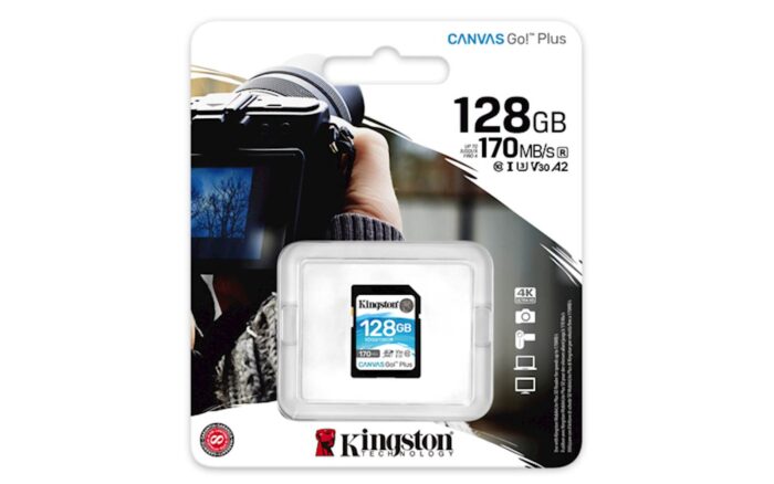 SDXC KINGSTON 128GB Canvas GO Plus, 170/90MB/s,  C10, UHS-I, U3, V30 - Image 3