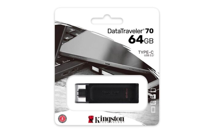 USB C DISK Kingston 64GB DT70, 3.2 Gen1, plastičen, s pokrovčkom - Image 4