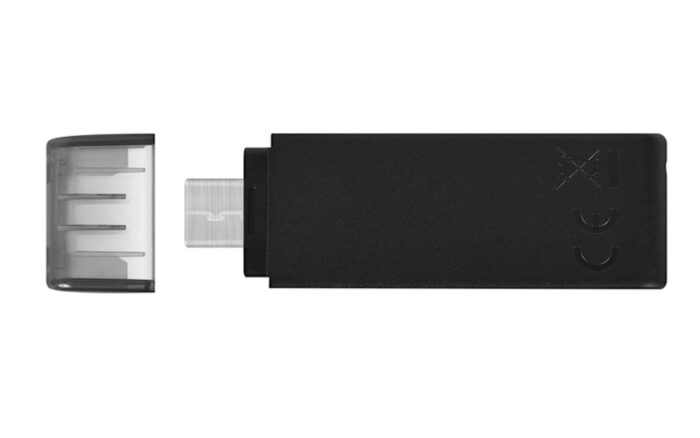 USB C DISK Kingston 128GB DT70, 3.2 Gen1, plastičen, s pokrovčkom - Image 3
