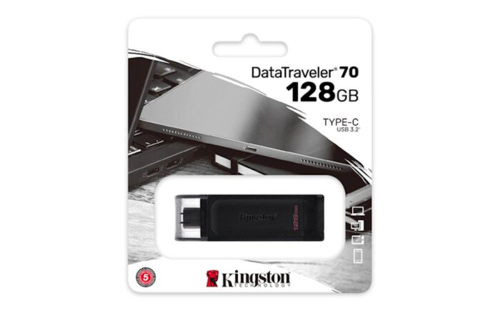 USB C DISK Kingston 128GB DT70, 3.2 Gen1, plastičen, s pokrovčkom - Image 4