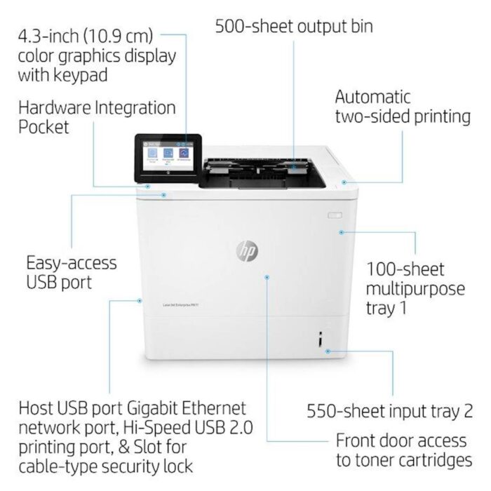Laserski tiskalnik HP LaserJet Enterprise M611dn - Image 5