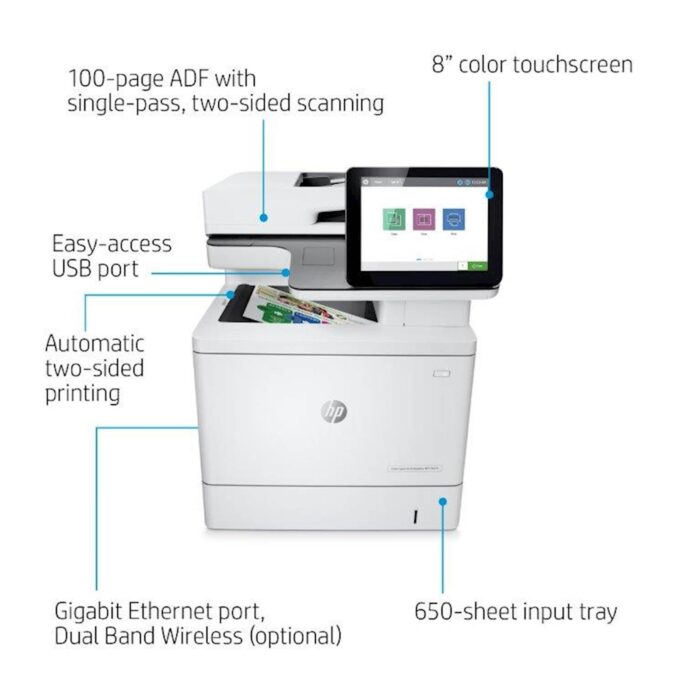 Večfunkcijska barvna laserska naprava HP Color LaserJet Enterprise M578dn - slika 5