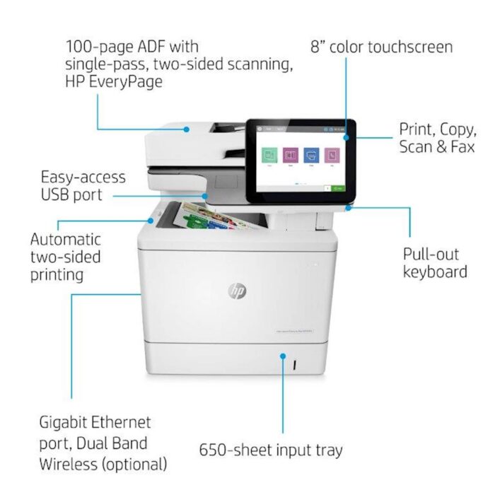 Večfunkcijska barvna laserska naprava HP Color LaserJet Enterprise Flow M578c - slika 5