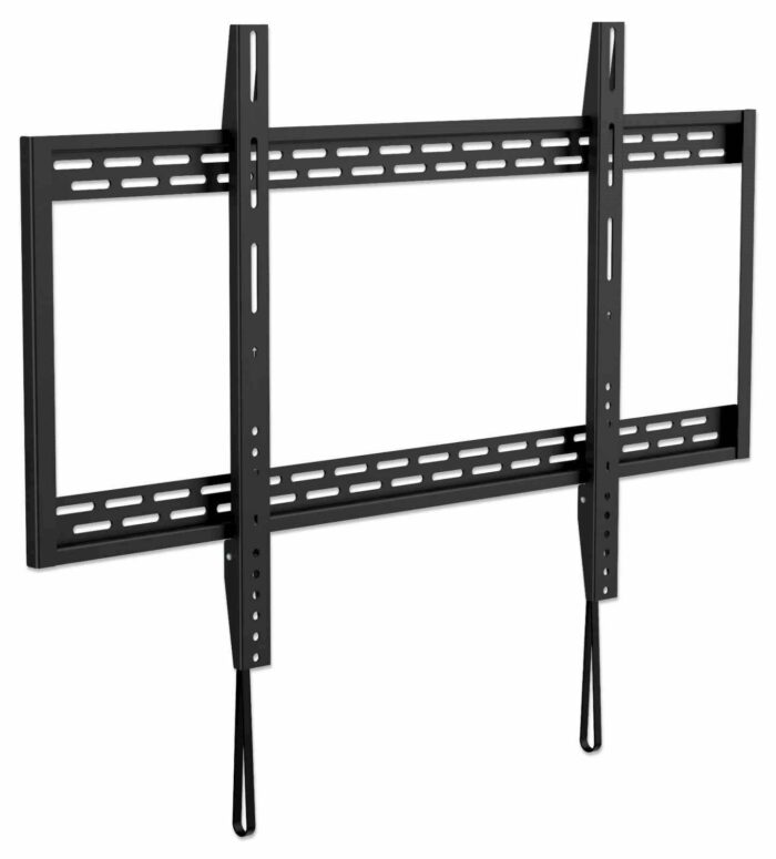 Stenski fiksni TV nosilec 60''-100'' MANHATTAN, 100kg, črne barve, ultra - Image 3