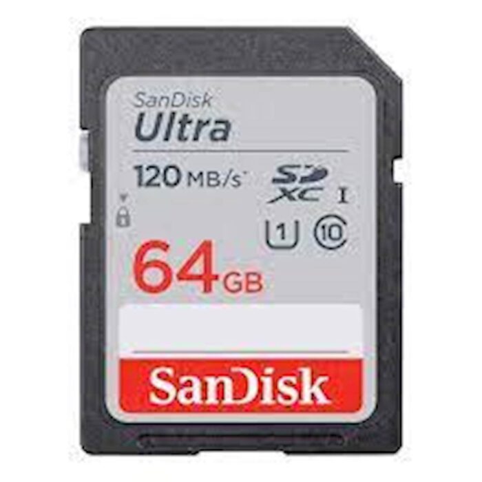 SDXC SanDisk 64GB Ultra, 120MB/s, UHS-I, C10