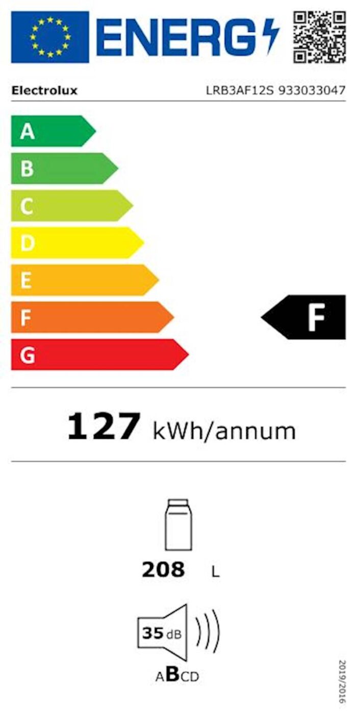 Vgr. hladilnik Electrolux LRB3AF12S, enovratni, brez zamrzovalnika - Image 4