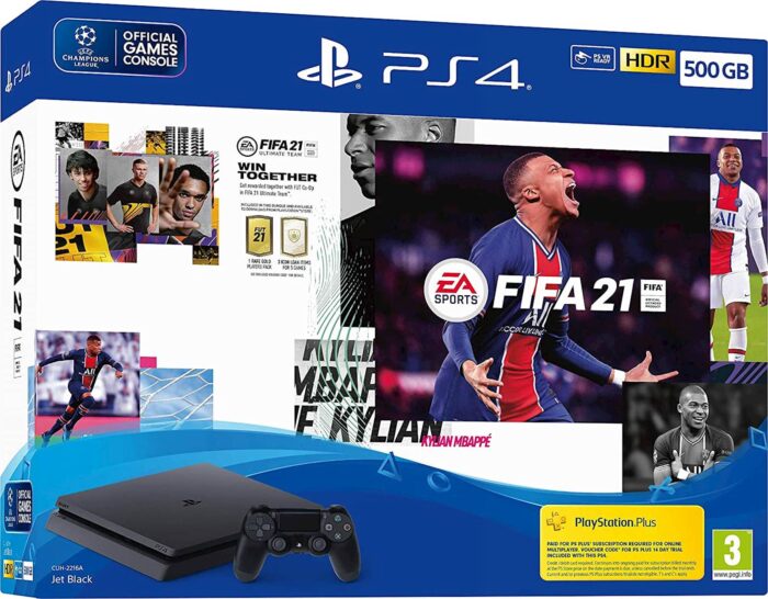 IGRALNA KONZOLA PLAYSTATION PS4 500GB set FIFA 21