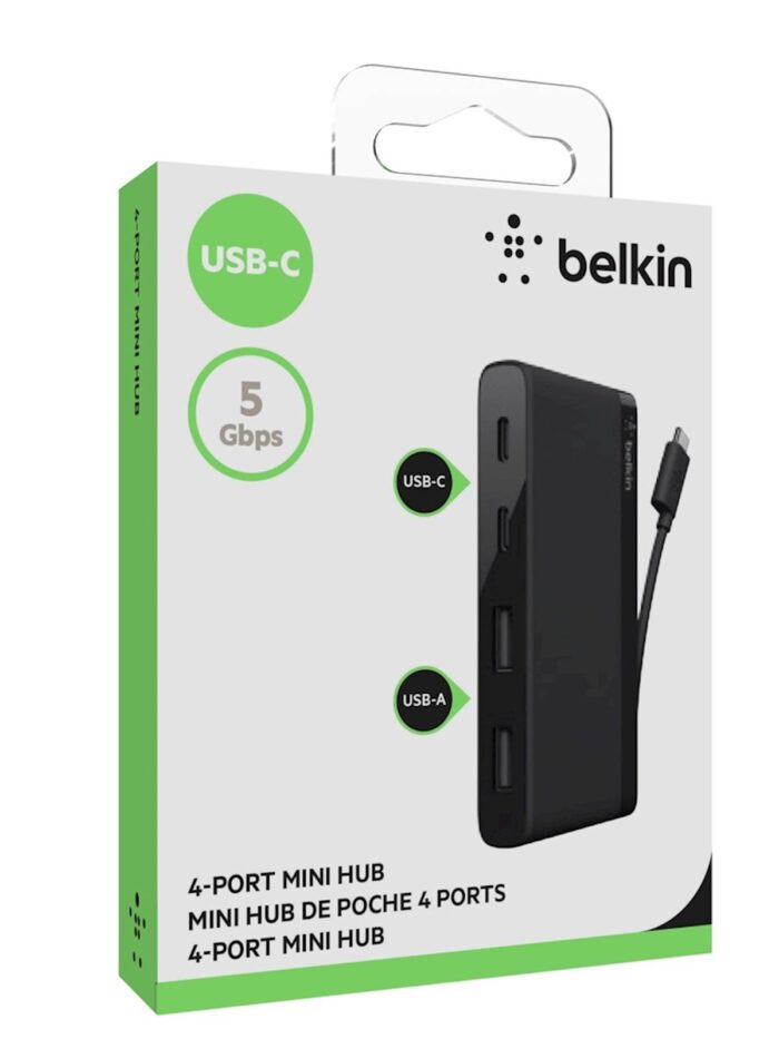 Belkin USB-C 4-Portni Mini Hub - slika 5