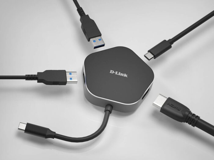 D-link 4-v-1 razdelilnik USB-C HDMI in napajanje - Image 4