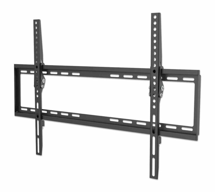 Stenski nagibni TV nosilec 37''-70'' MANHATTAN, 35kg, naklon 0° do 8°, črne
