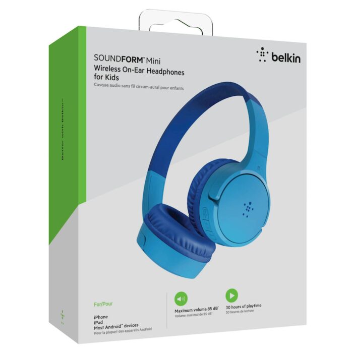Belkin Brezžične slušalke za otroke Modre - Image 6