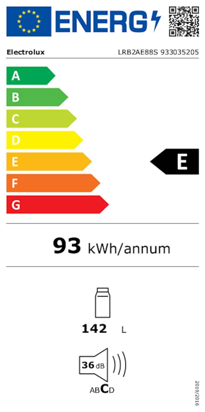 Vgr. hladilnik Electrolux LRB2AE88S, enovratni, brez zamrzovalnika - Image 4