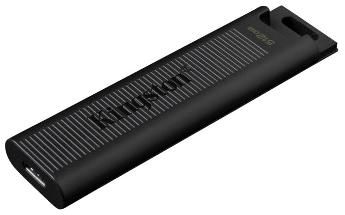 USB C disk Kingston 512GB DT Max, 3.2 Gen2, 1000/900MB/s, kovinski, drsni
