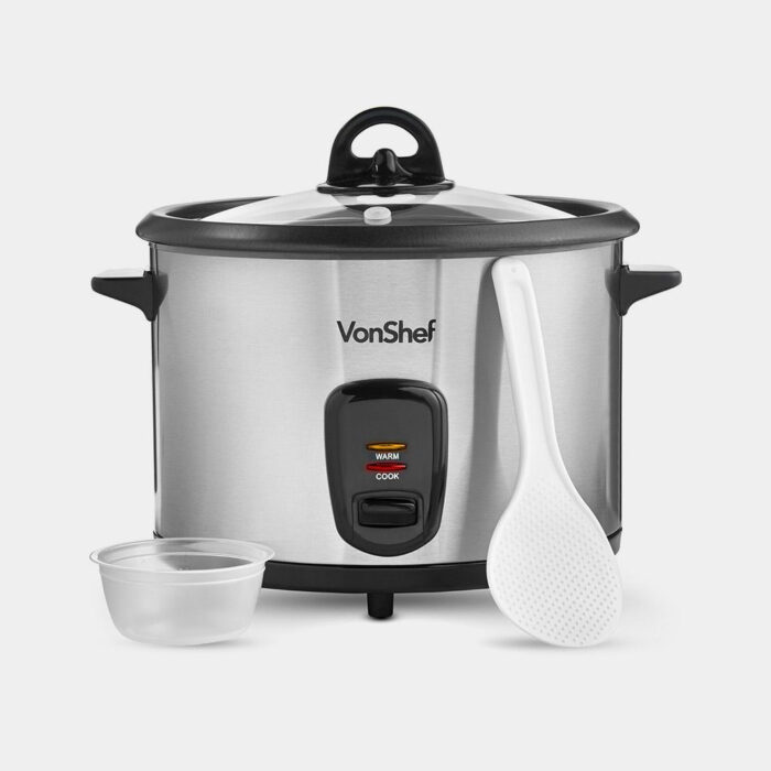 VonShef družinski kuhalnik za riž/soparnik 1.8L