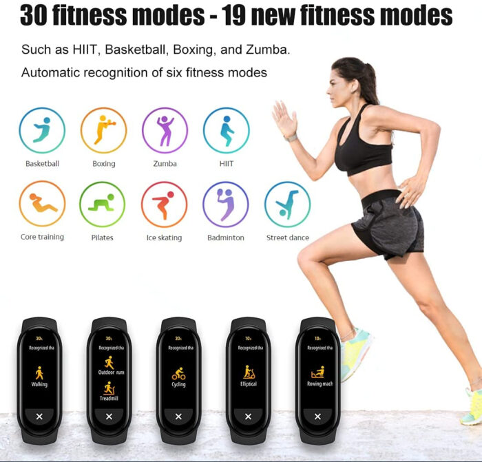 Xiaomi Mi Band 6 pametna zapestnica črna - slika 3