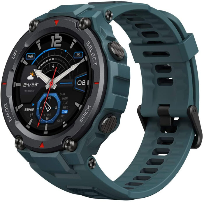 Amazfit T-Rex Pro pametna ura jekleno modra