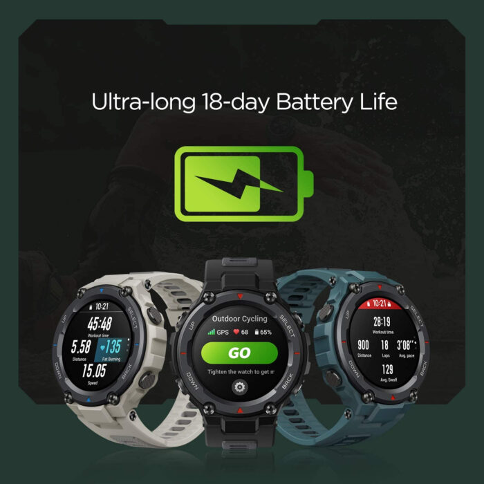 Amazfit T-Rex Pro pametna ura jekleno modra - slika 3