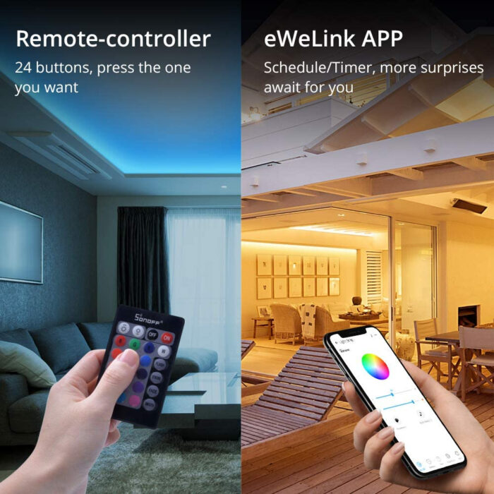 SONOFF L1 2M RGB LED Wi-Fi trak - slika 3
